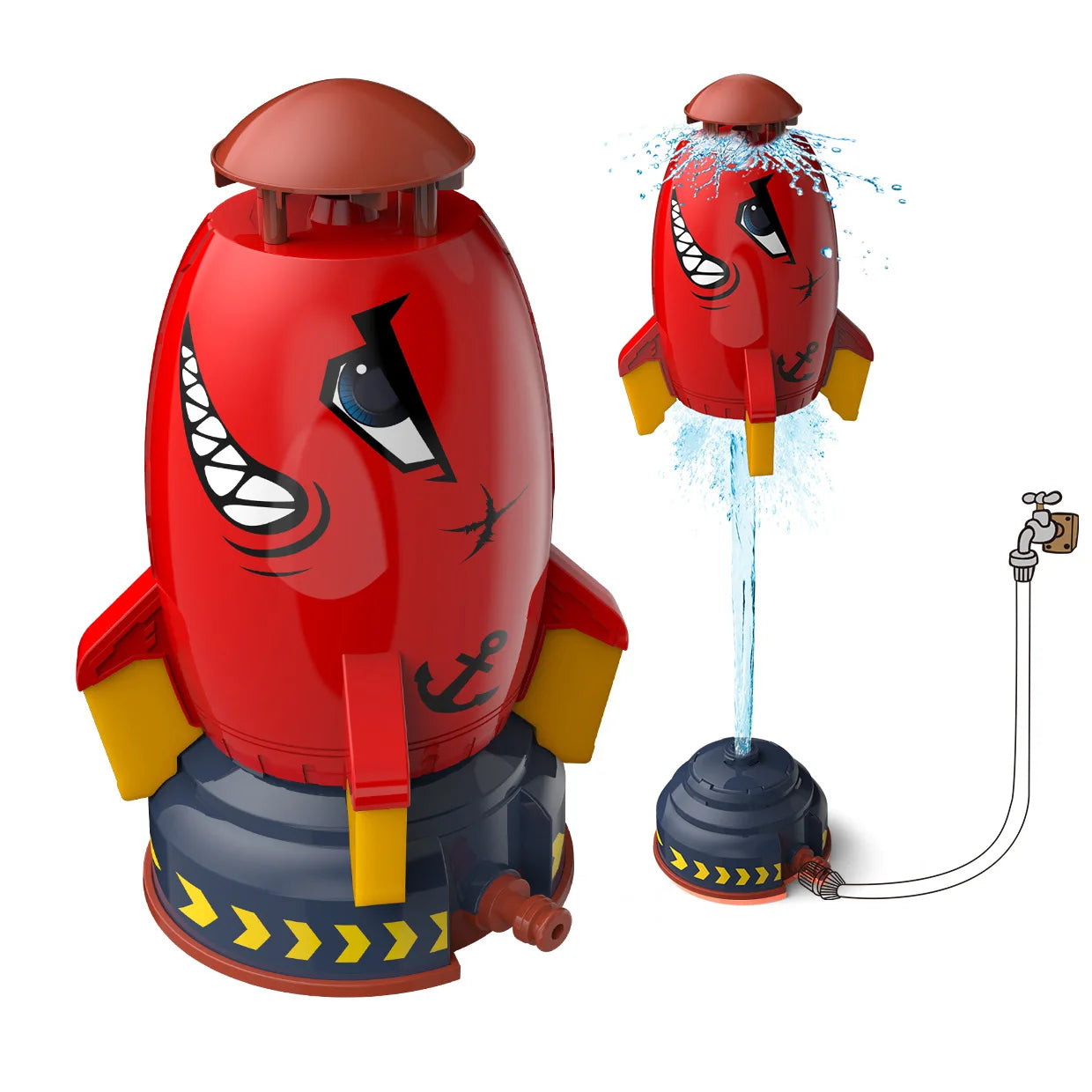 Summer Water Toy Sprinkler Rotating Spray Children'S Garden Yard Wiggle Splashing Water Jet Fun Toys For Kid Gift